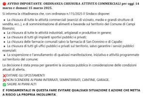 Rinviati i gironi del CIS che si dovevano disputare a Campi Bisenzio