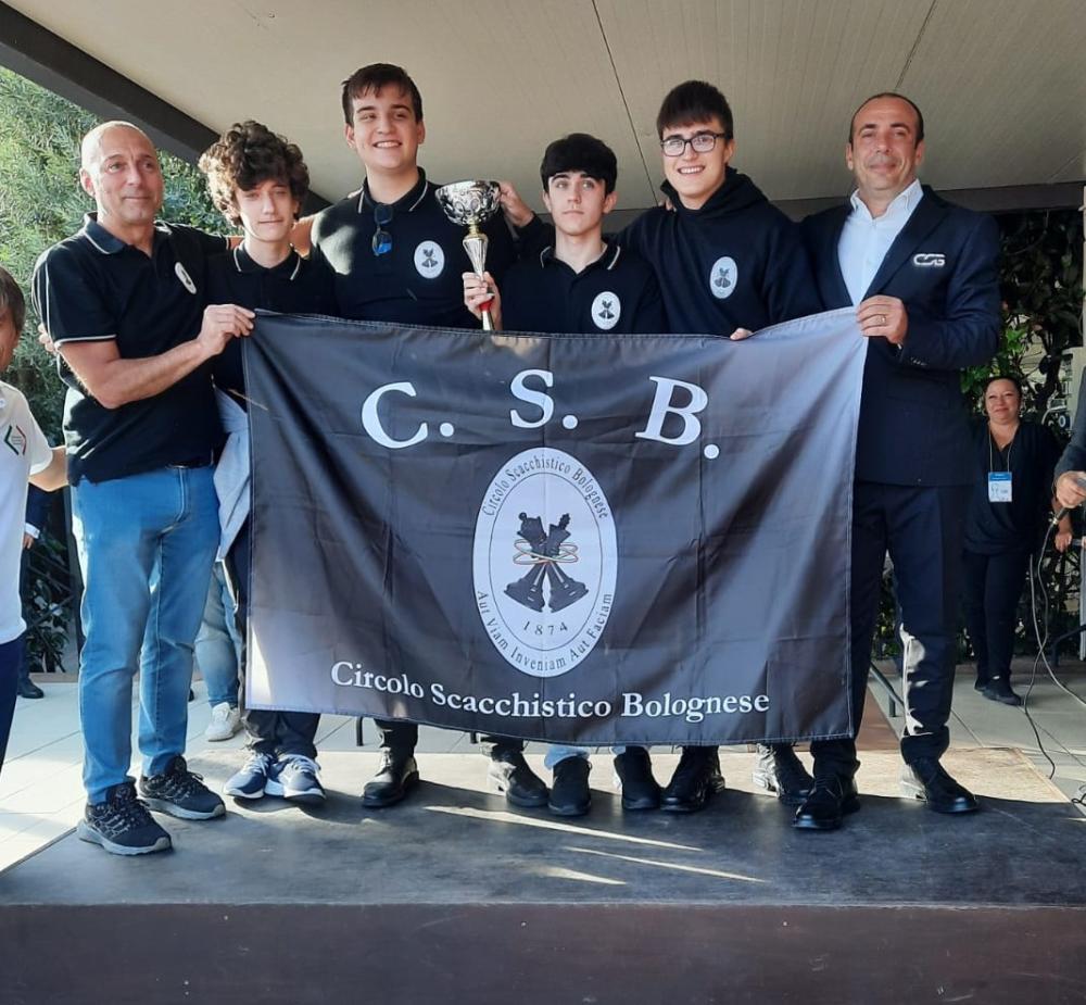 Circolo Scacchistico Bolognese Let's go, vincitore dell'under 16