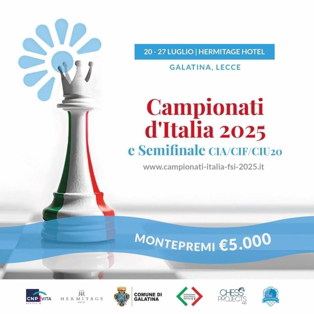 Pronto il bando per le Semifinali del Campionato italiano e per i Campionati d'Italia per categorie di Galatina