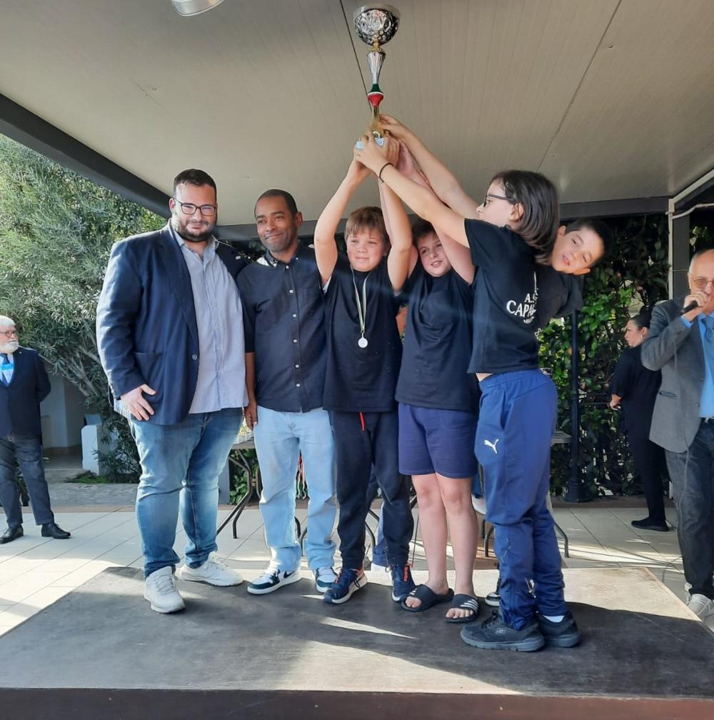 Capablanca Mestre, vincitore dell'under 12