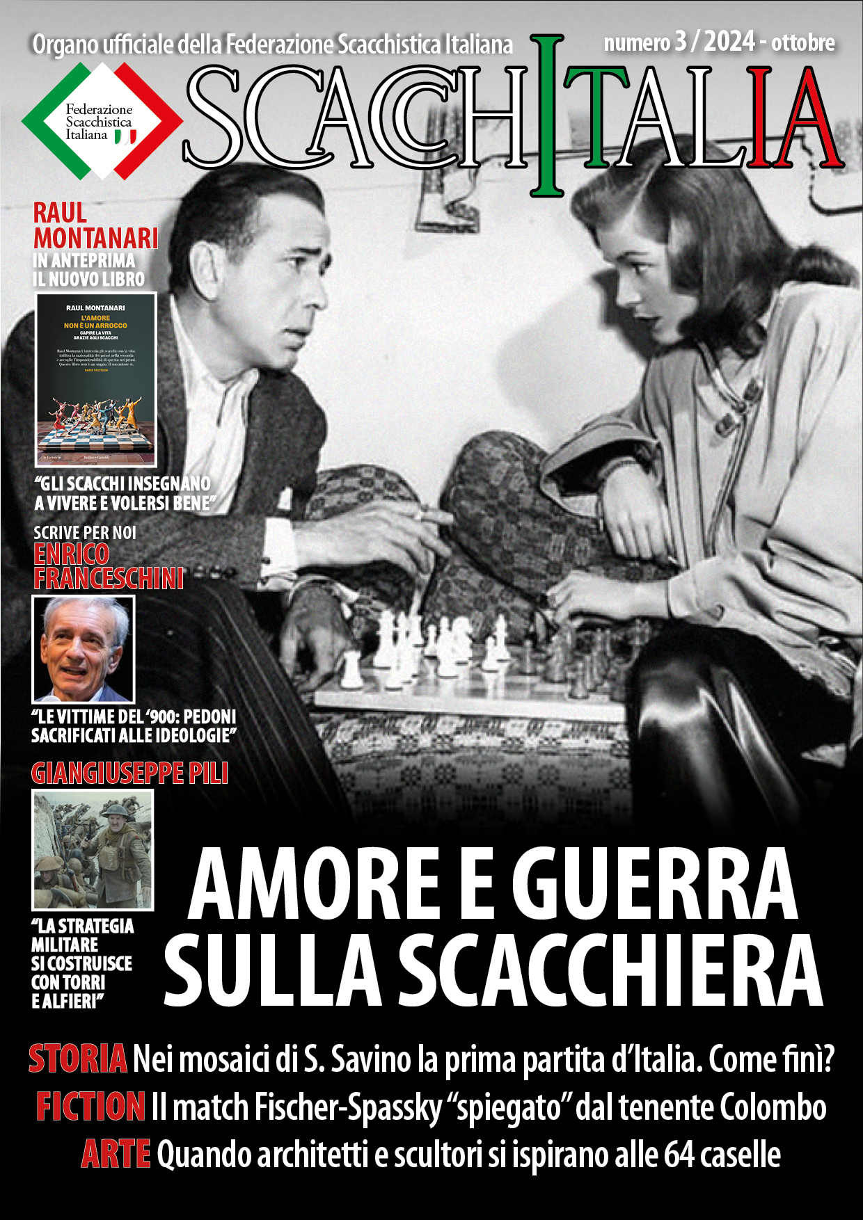 "Amore e guerra sulla scacchiera". Pronto il nuovo numero di Scacchitalia