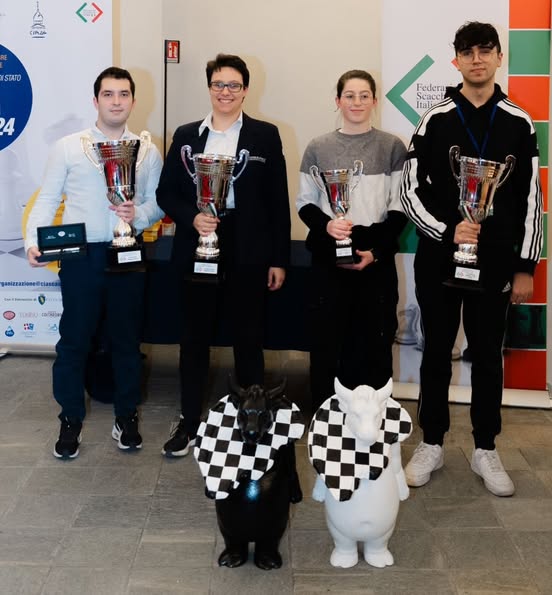 Francesco Sonis Campione d'Italia, nel Femminile terzo titolo per Marina Brunello, Vittorio Cinà vince l'Under 20