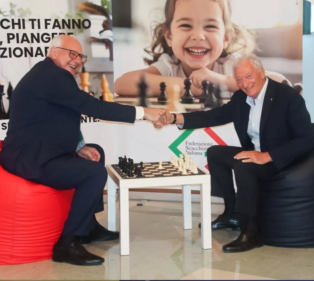 Il Presidente del CONI Buonfiglio ai Mondiali juniores di Montesilvano