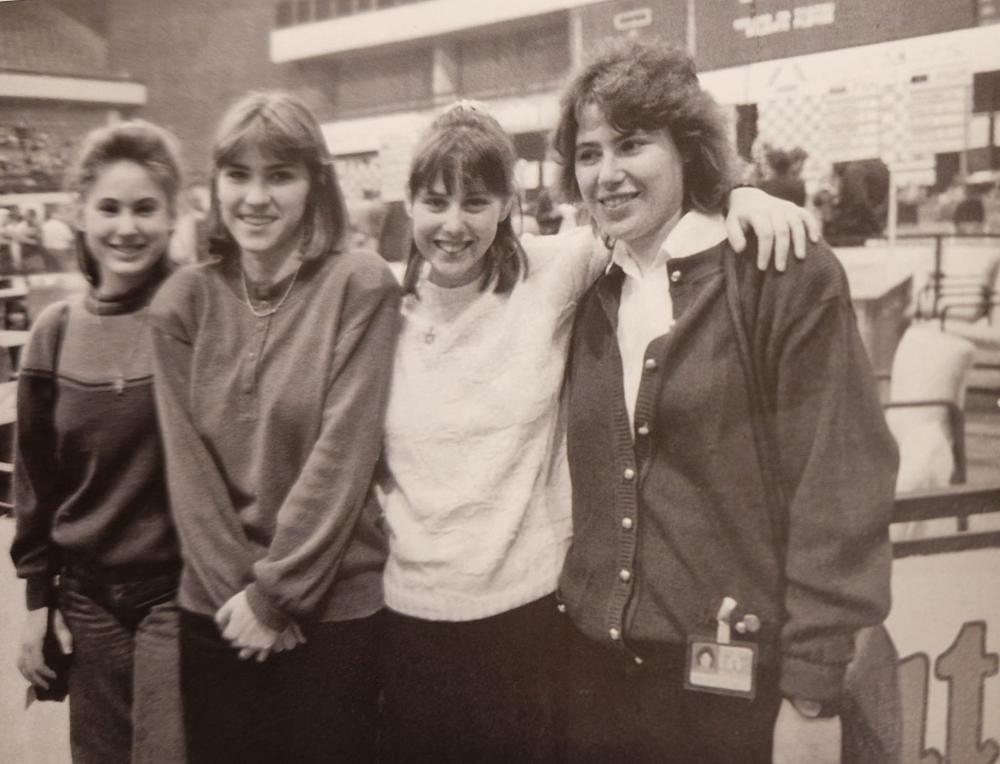 Le sorelle Polgar e Ildiko Madl, che hanno portato l'Ungheria al successo nelle Olimpiadi femminili del 1990