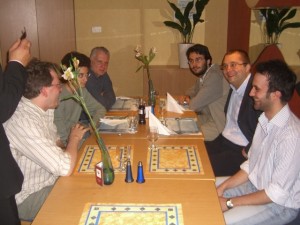 la cena dopo il   turno